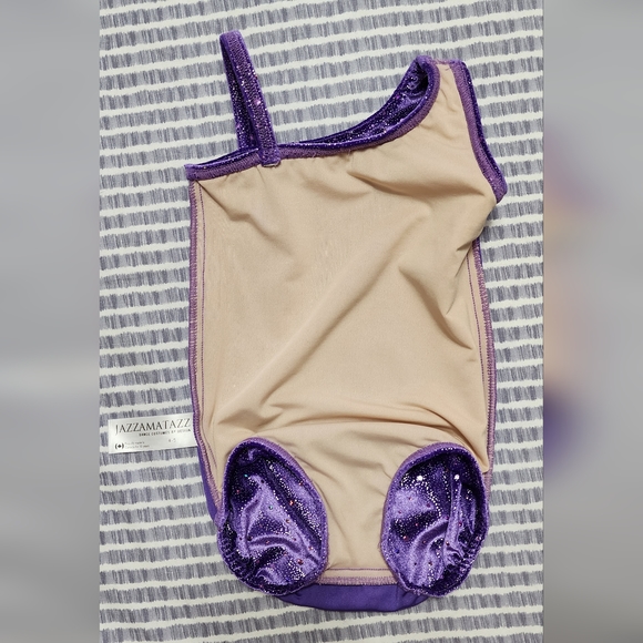 Jazzamatazz Costume size 4/5 purple sequin tutu - Picture 4 of 5